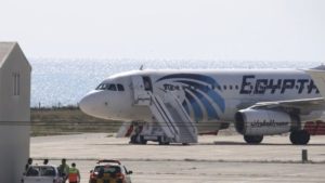 Hijacked Egyptian plane