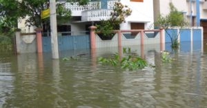 Girjapara went inundated by rain water. 